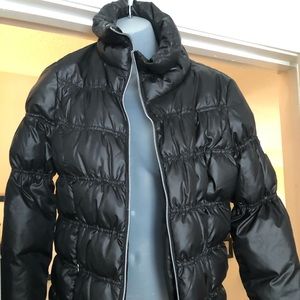 Guess black puffer jacket size medium